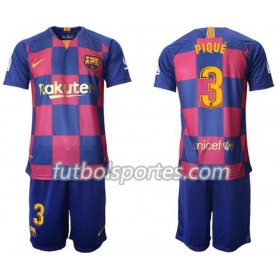 Camisetas FC Barcelona Pique 3 Niños Primera Equipacion 2019/2020